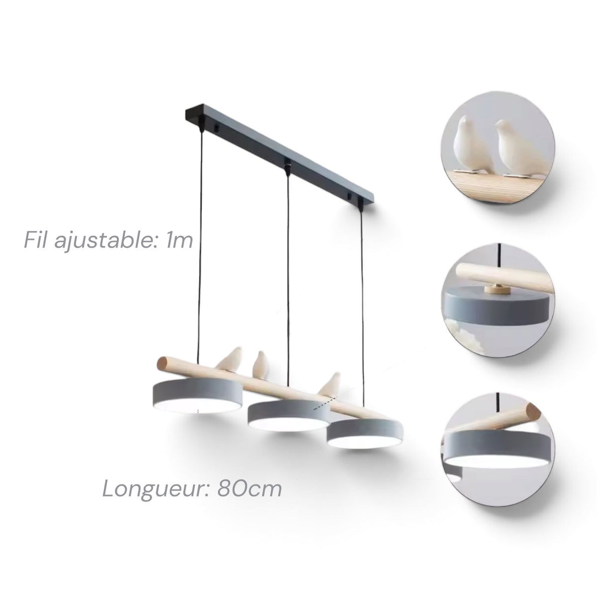 Suspension Design en Bois Alva, vue 9