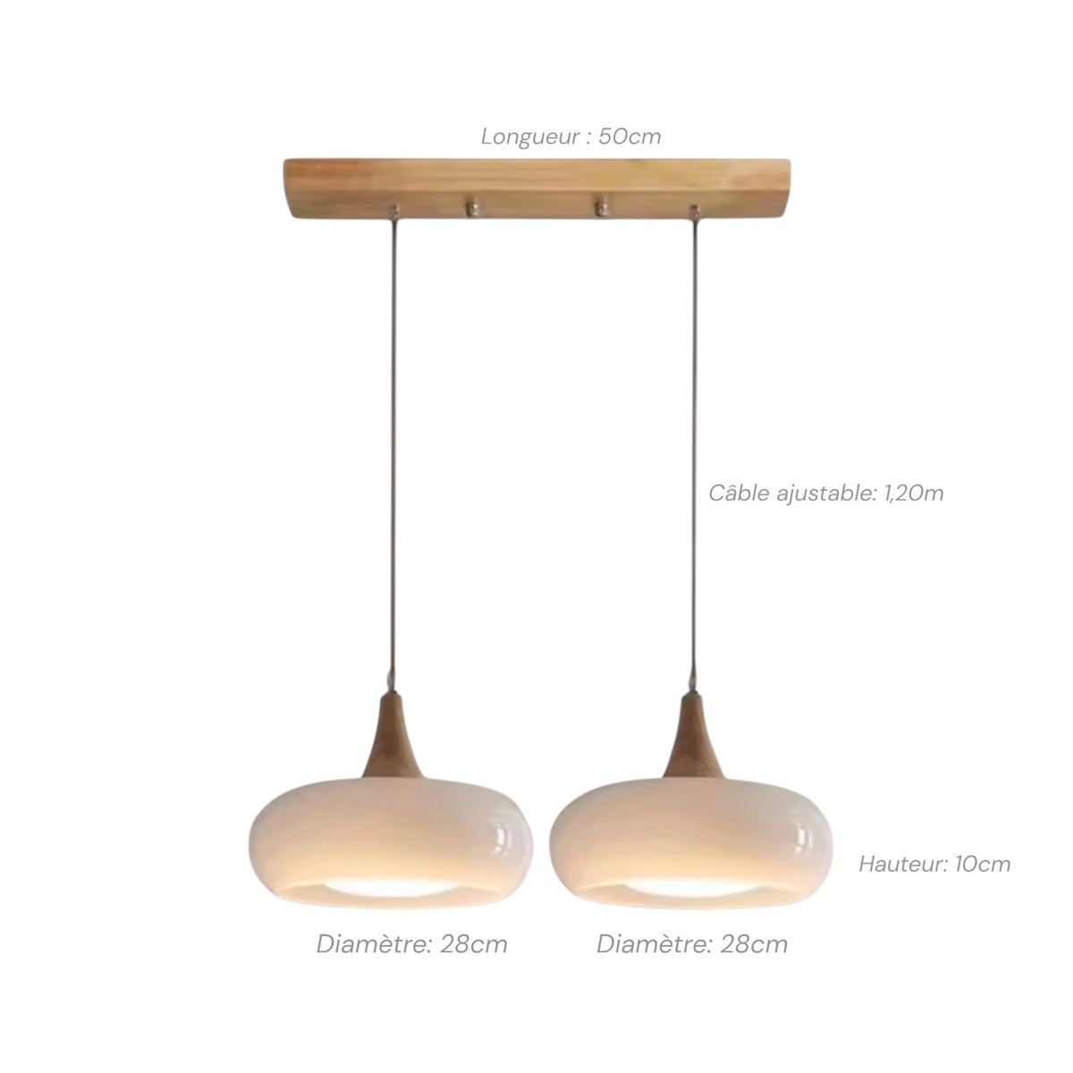 Suspension Design en Bois Luma, vue 13