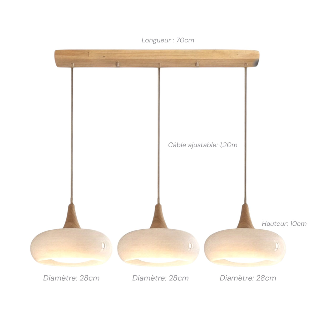 Suspension Design en Bois Luma, vue 15