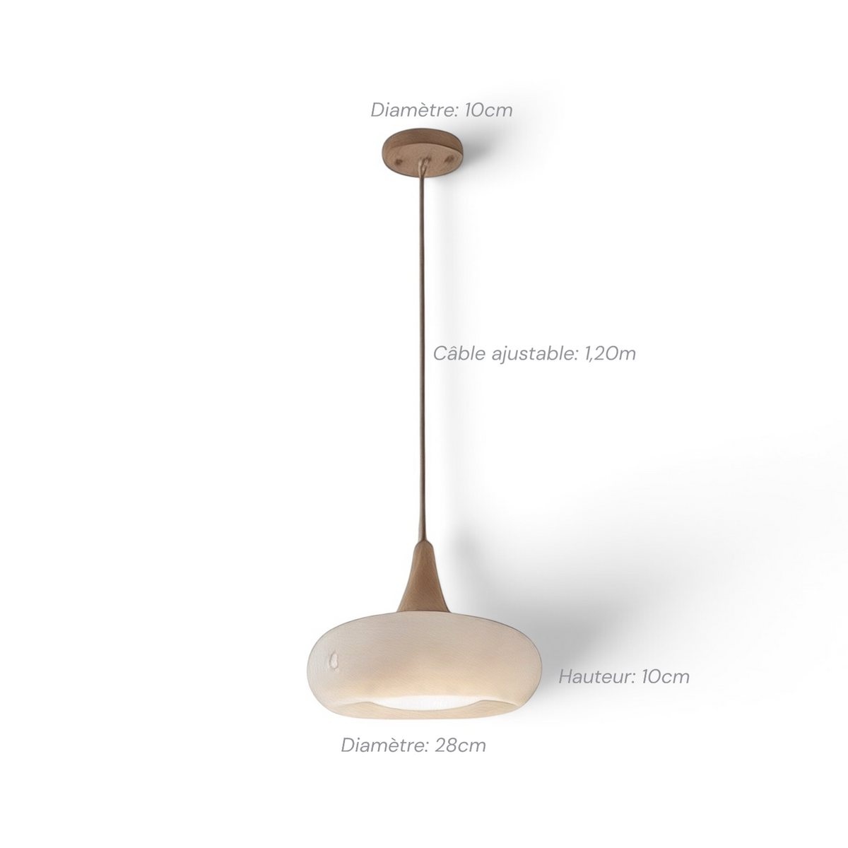 Suspension Design en Bois Luma, vue 12
