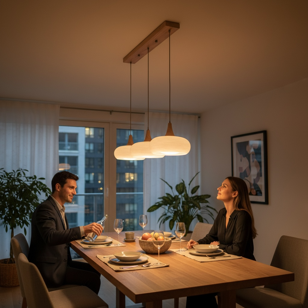 Suspension Design en Bois Luma, vue 2