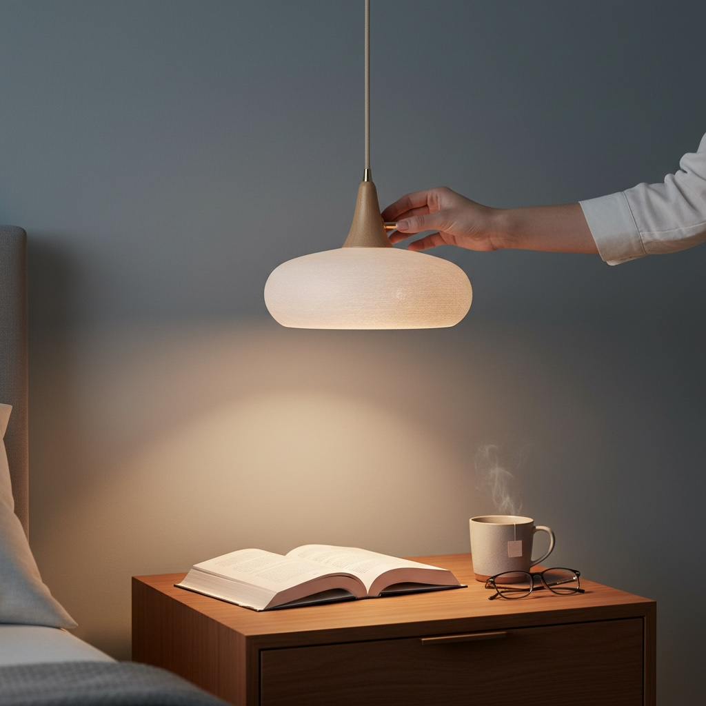 Suspension Design en Bois Luma, vue 3