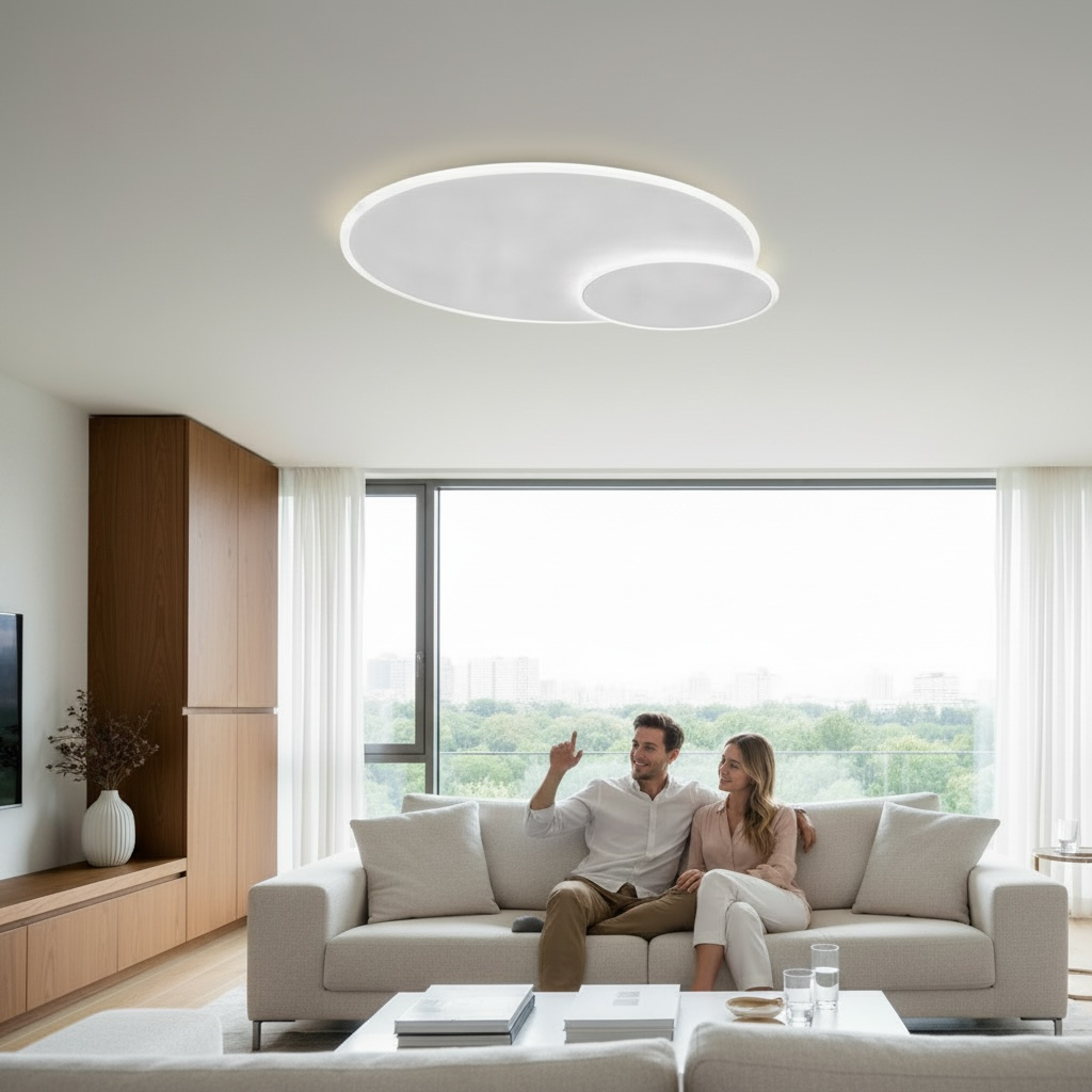 Plafonnier LED Design rond, vue 4