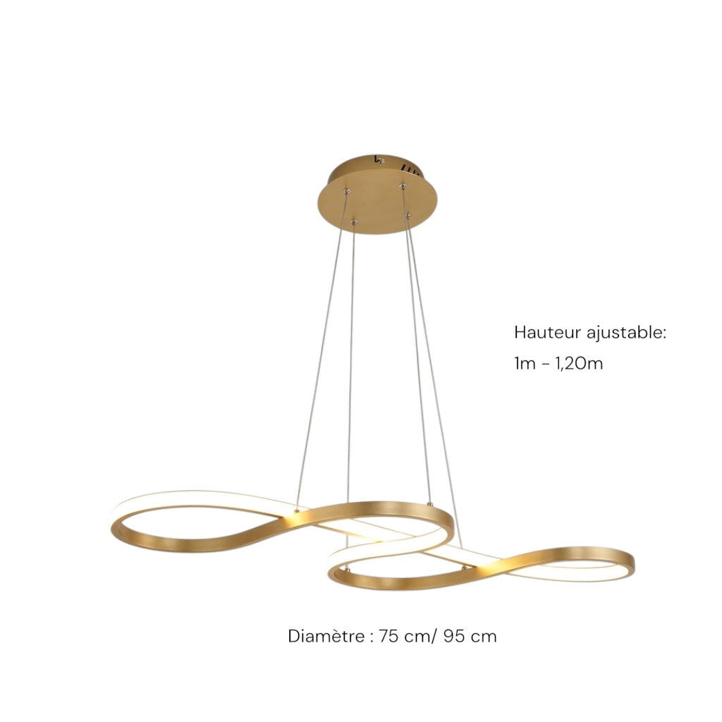Suspension LED Design Elyra, vue 6