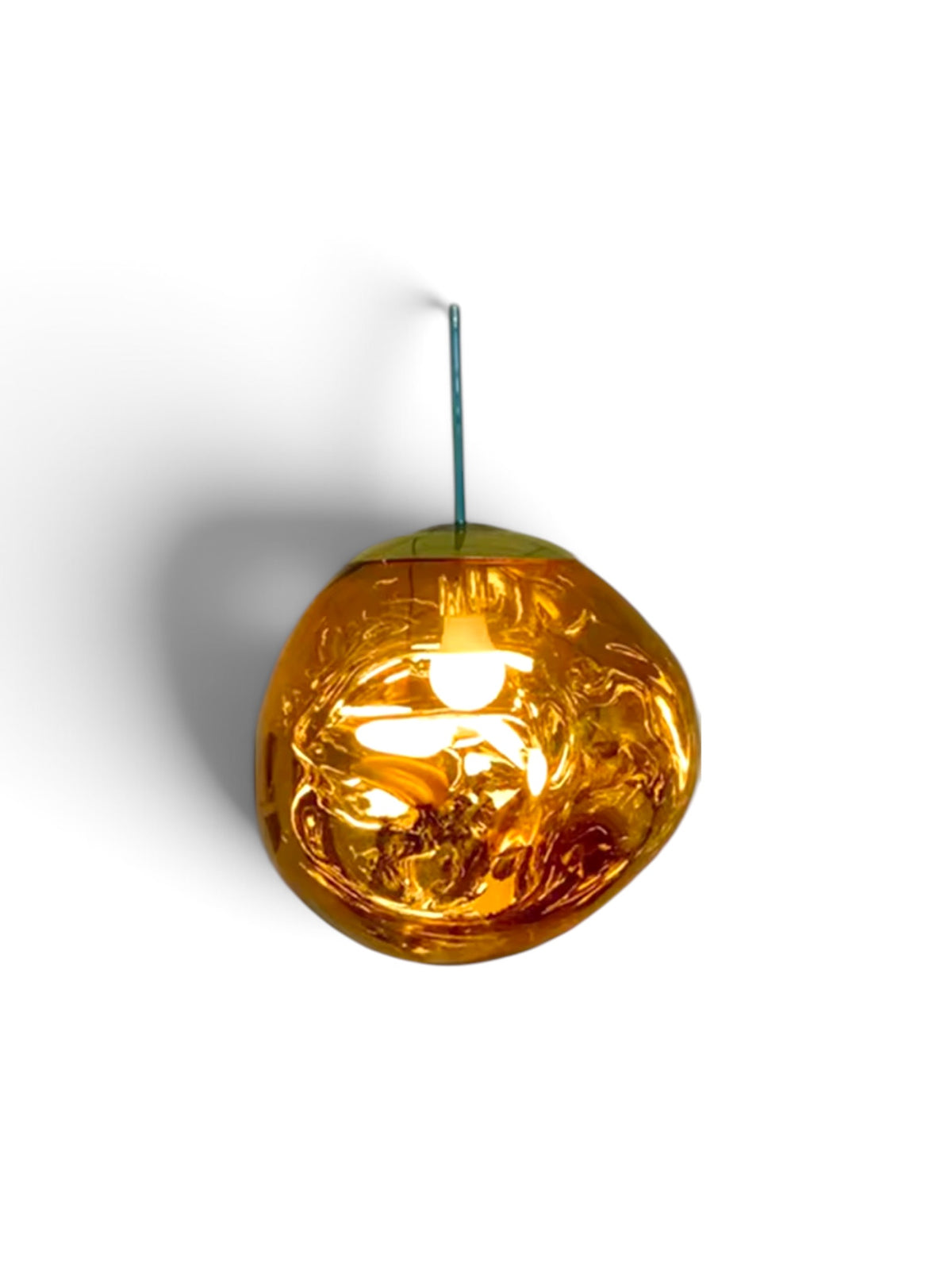 Suspension Design Oria, coloris ambre