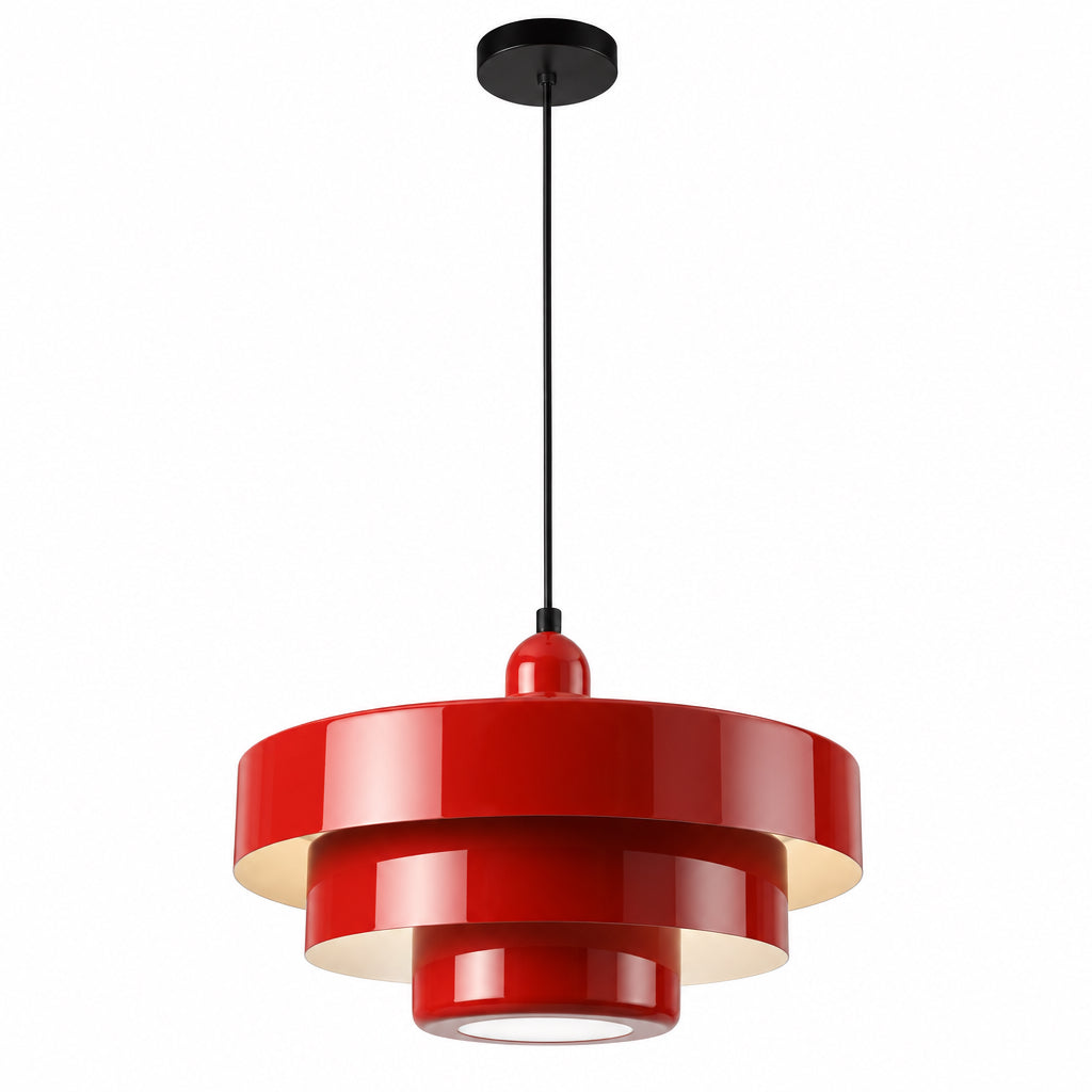 Suspension scandinave Noma rouge, vue principale